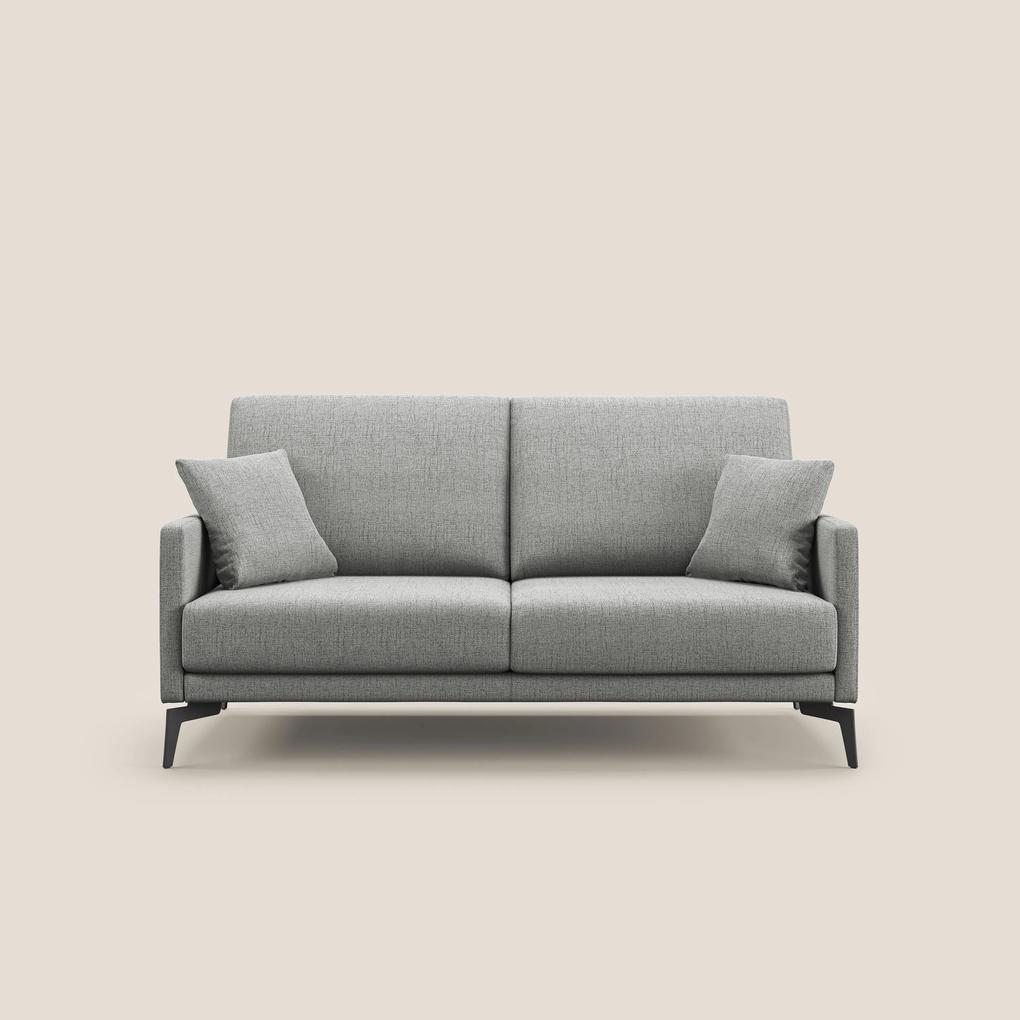 Saturno divano moderno in tessuto morbido impermeabile T03 grigio_chiaro 160 cm