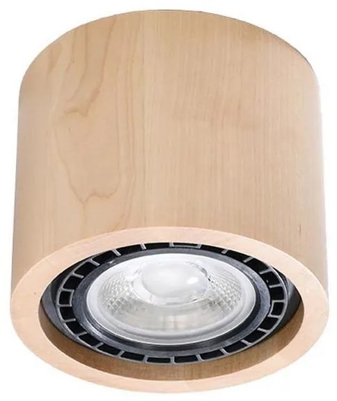 Sollux SL.0913 - Plafoniera BASIC AR111 1xGU10/40W/230V faggio