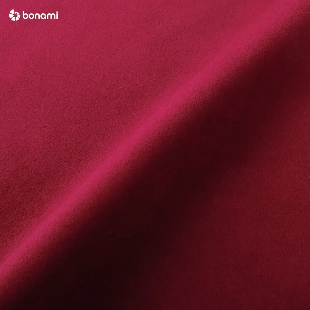 Poggiapiedi in velluto rosso Santo - Milo Casa