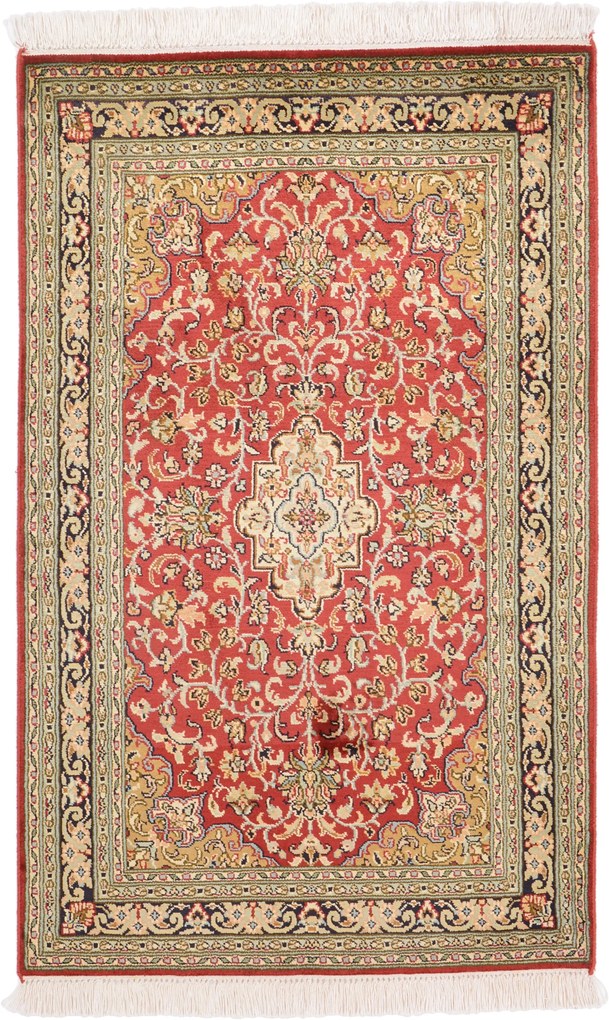 Cashmere Silk Tappeto 100 x 60 (Indian) Annodato A Mano