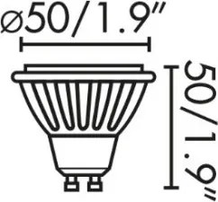 Faro 17316 - Lampadina LED GU10/8W/230V 2700K