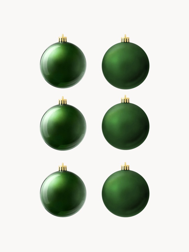 Set di 6 palline di Natale Decoris