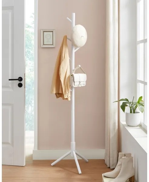 Appendiabiti da terra LINEA, bianco