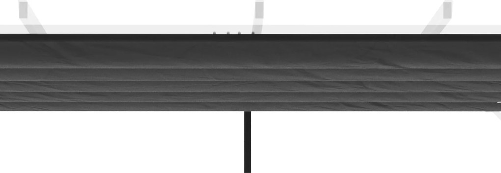 Telo di Ricambio per Pergola da Giardino 3x3m in Poliestere Grigio Scuro...