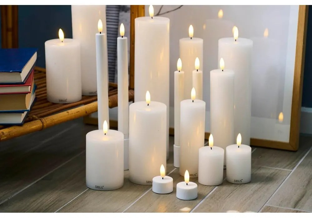 Candele LED in set da 2 (altezza 3 cm) Sille Exclusive - Sirius