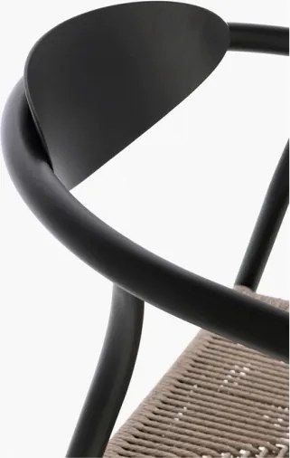 Sedia Da Esterno In Alluminio Con Braccioli Impilabile Linares Antracite Bizzotto