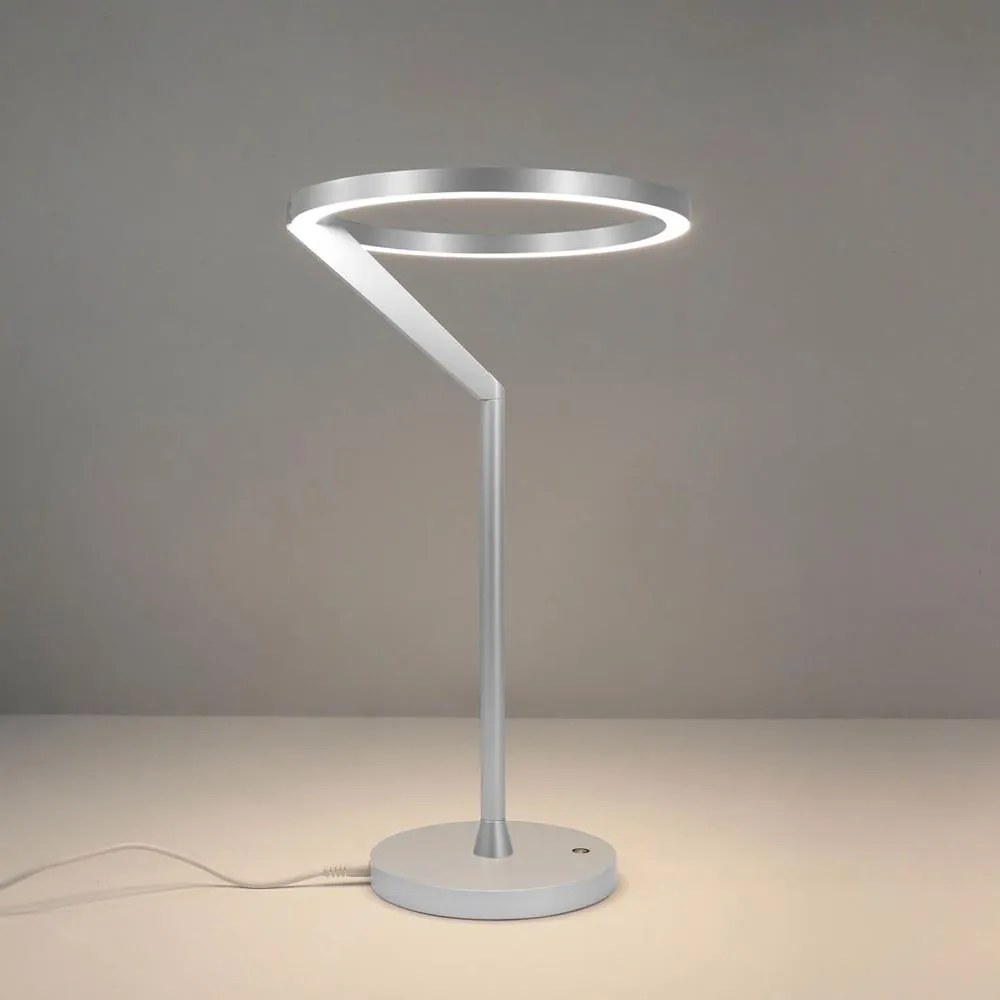 MERIDIANA lampada da tavolo 15W titanio dimmerabile