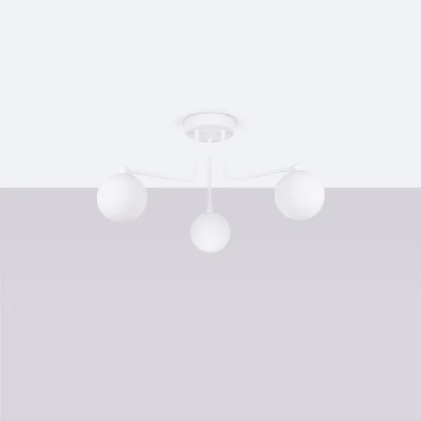 Sollux SL.1659 - Lampadario a sospensione con supporto rigido ASTRAL 3xG9/8W/230V bianco