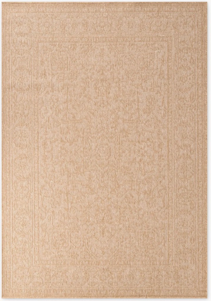 Tappeto rotondo reversibile da interno-esterno Kona