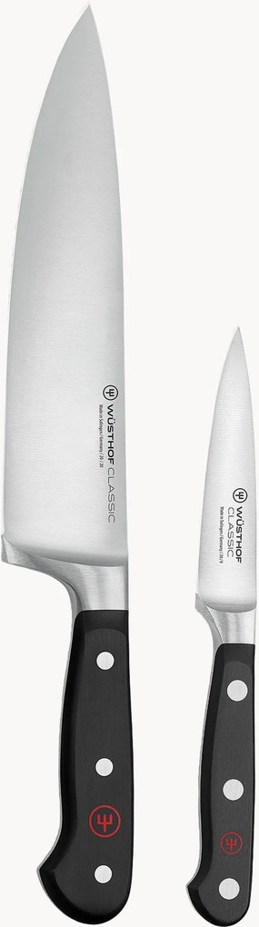 Set di 2 coltelli in acciaio inossidabile Classic