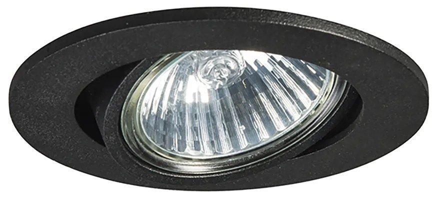 Set di 12 faretti a incasso neri orientabili - Cisco