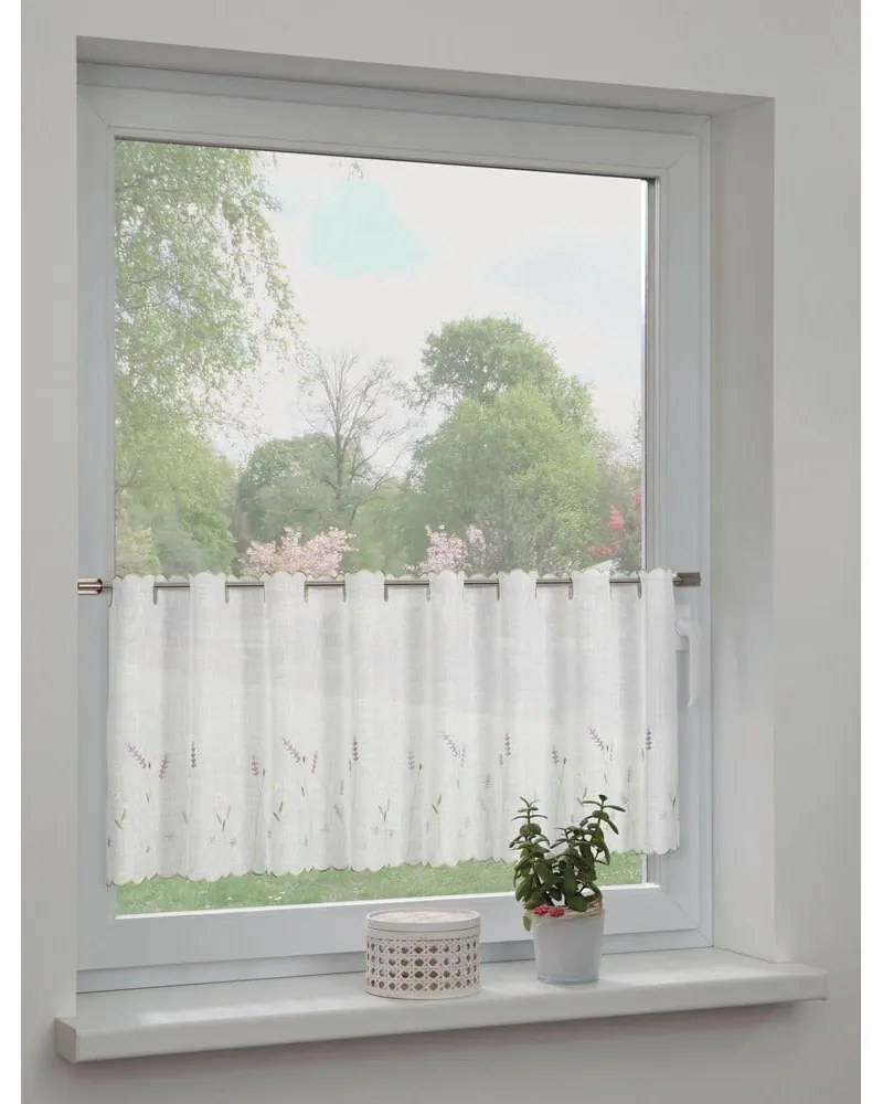 Tenda sottile bianca 135x45 cm Lavender – Sehlbach