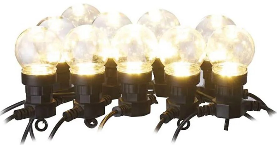 Catena decorativa LED per esterni 50xLED/10m IP44 trasparente