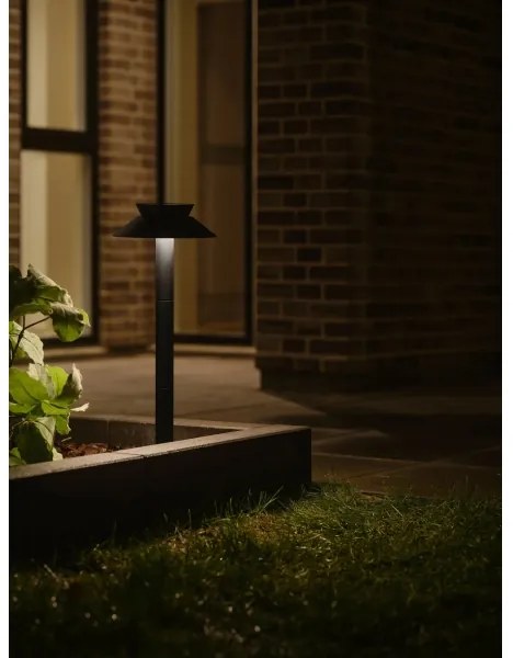 Nordlux - Lampada solare a LED con sensore LED/5W/3,7V IP44 nera 60 cm