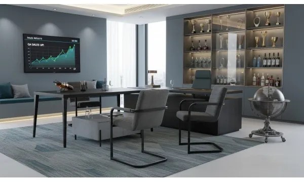 Sedia da pranzo BART grigia