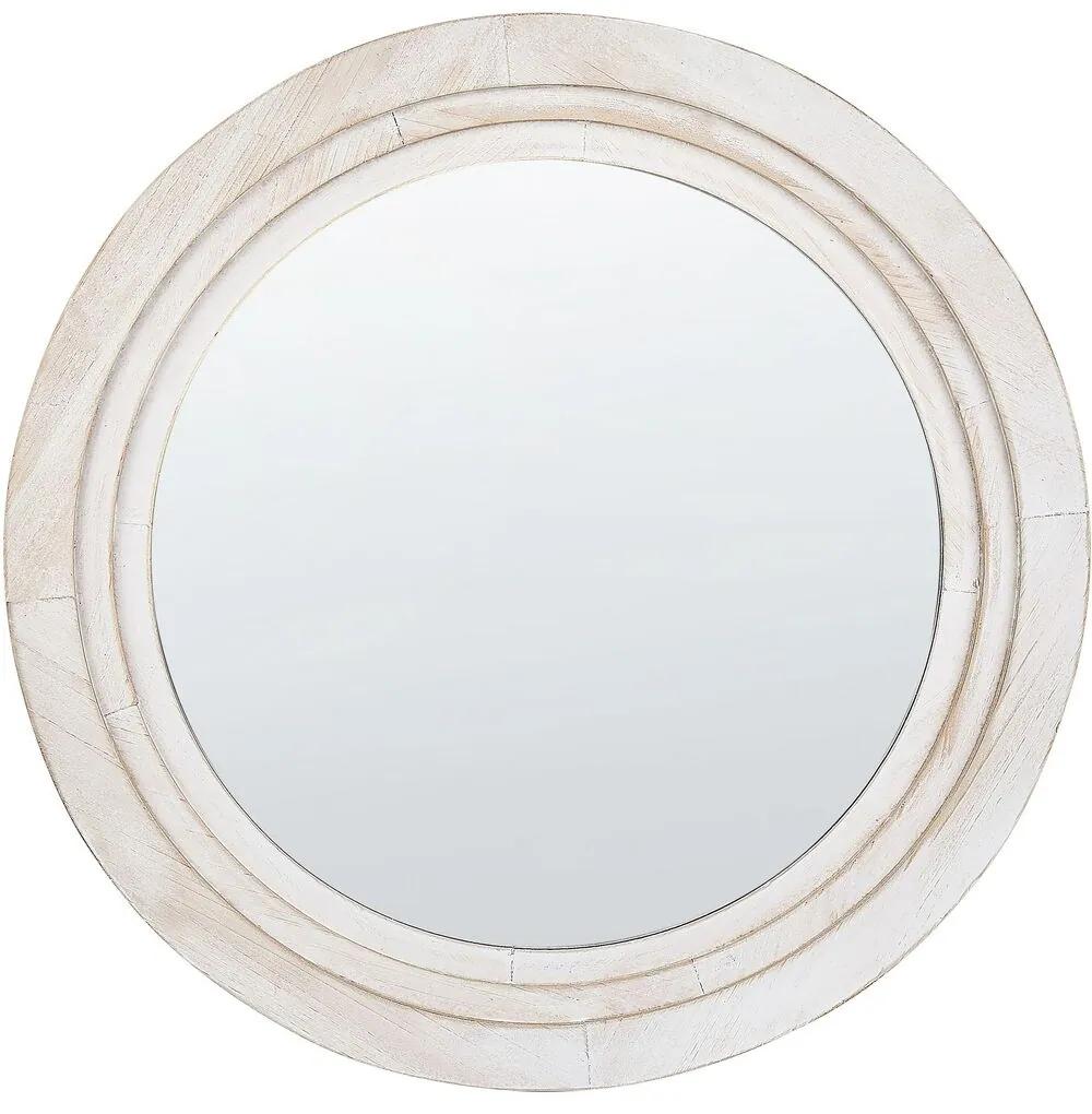 Specchio da parete bianco ø 60 cm DELICIAS Beliani