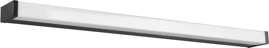 Applique LED nero opaco (lunghezza 80 cm) Fabio - Trio