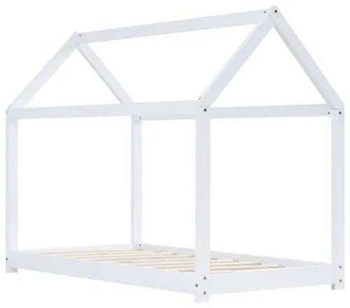 Giroletto per Bambini Bianco in Massello di Pino 80x160 cm