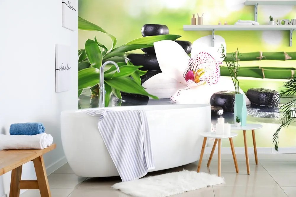 Carta da parati – Orchidea giapponese