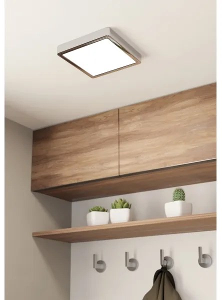 Eglo 900651 - Plafoniera da soffitto per bagno a LED FUEVA LED/17W/230V IP44, cromata