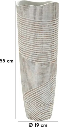 Vaso Resina Woody Cm Ø 19X55