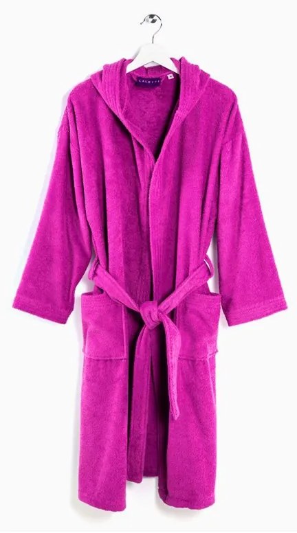 Accappatoio Unisex Varie Misure Caleffi Colors Colore Fucsia, Taglia pigiami S
