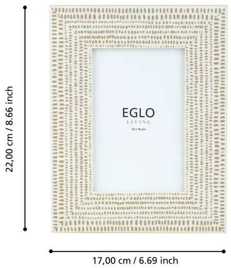 Eglo 423077 - Portafotografie KEMAYAN 10x15 cm color crema