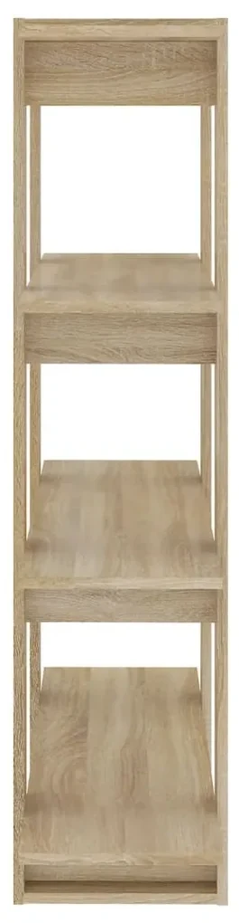 Libreria/divisorio rovere sonoma 100x30x123,5 cm
