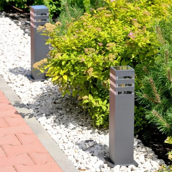 Lampada esterna TEKSAS 1xE27/12W/230V IP44 44 cm antracite