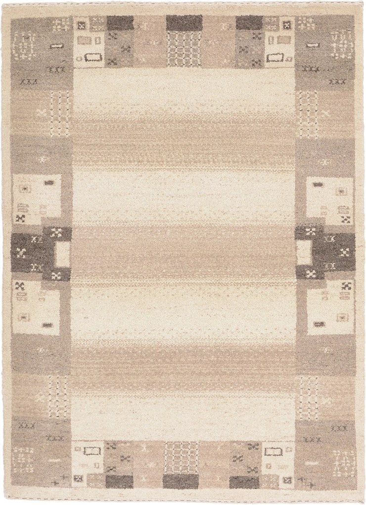 Gabbeh Tappeto 130x100 (Indian) Annodato A Mano