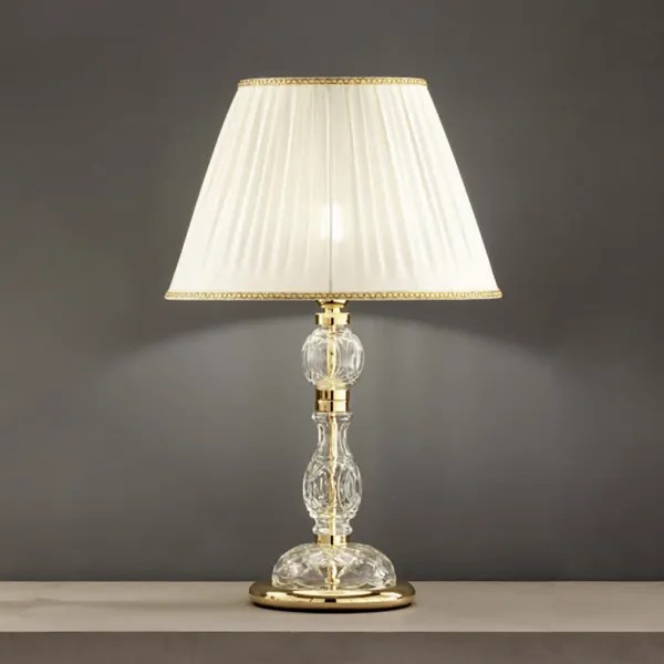 Lampada da tavolo 40x66 cm MARIATERESA in vetro intrecciato