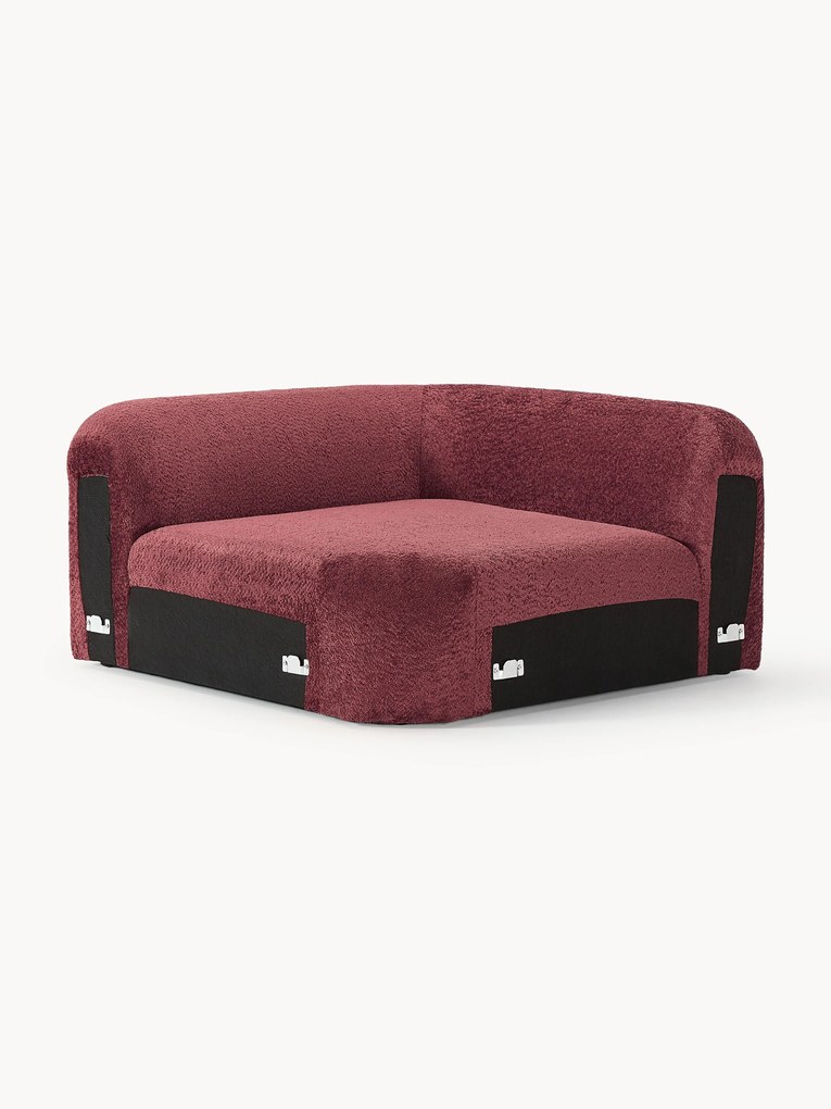 Modulo angolare in teddy-bouclé Wolke