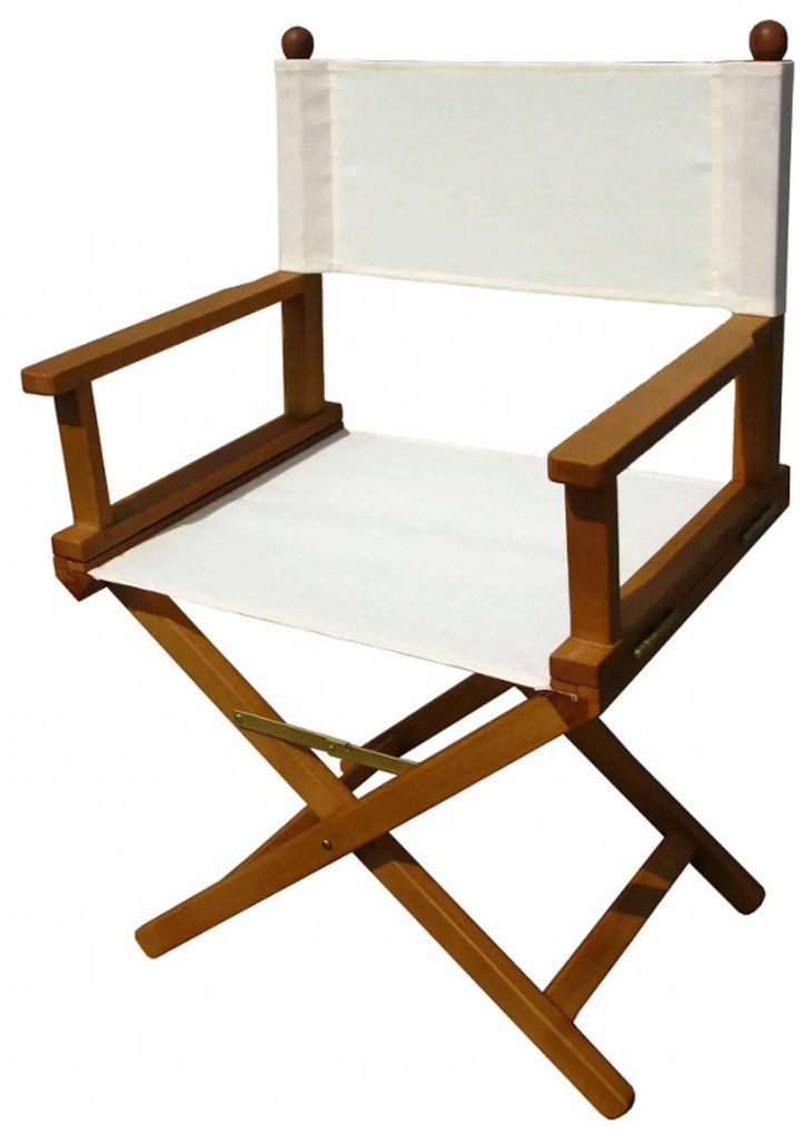 Sedia da giardino regista in tessuto