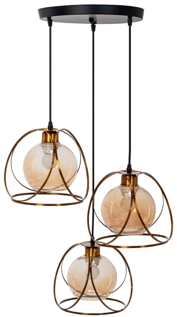 Lampada APP1137-3C Black Gold