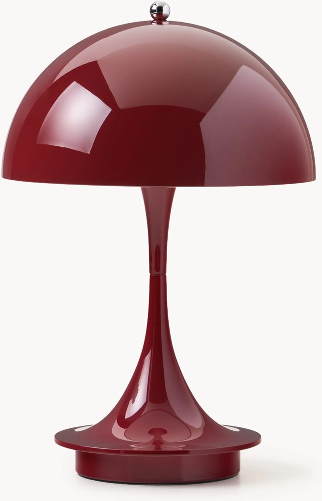 Lampada da tavolo portatile a LED con luce regolabile Panthella 160, Design Verner Panton