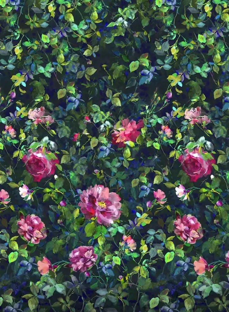 Designers Guild Tapete Gertrude Rose - Fuchsia