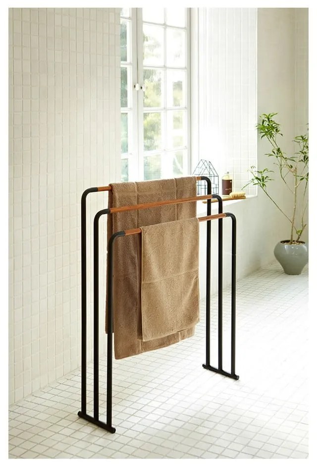 Portasciugamani nero Plane - YAMAZAKI