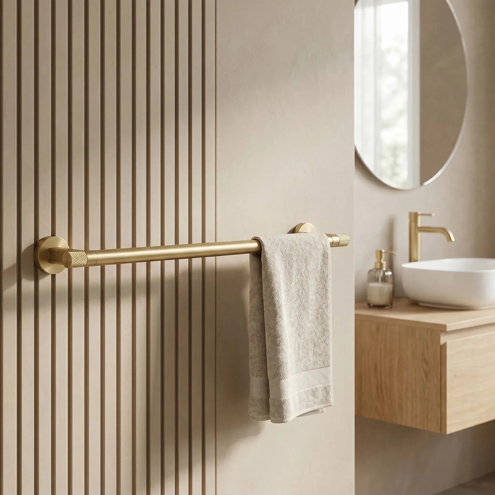 Portasciugamano da bagno 39101 Ori Brush Gold