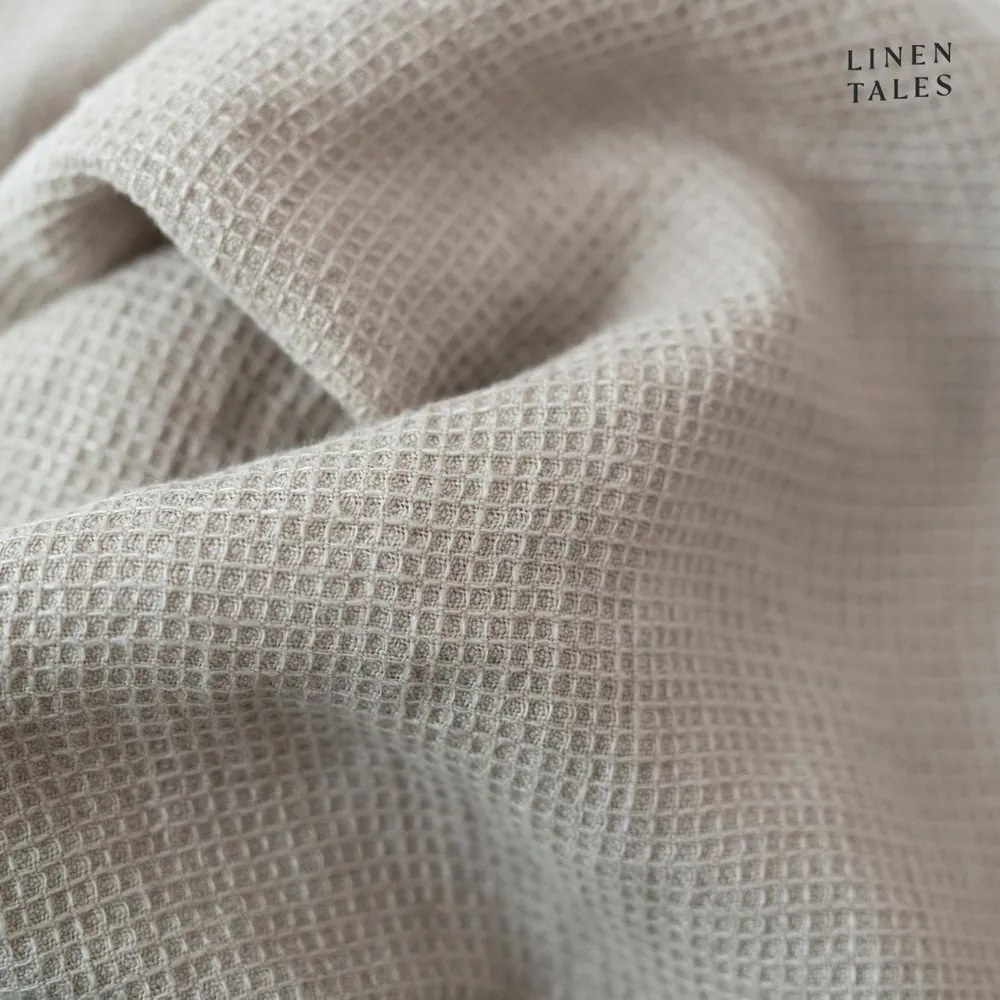 Asciugamano in lino waffle di colore naturale 45x65 cm Natural Fine Waffle - Linen Tales