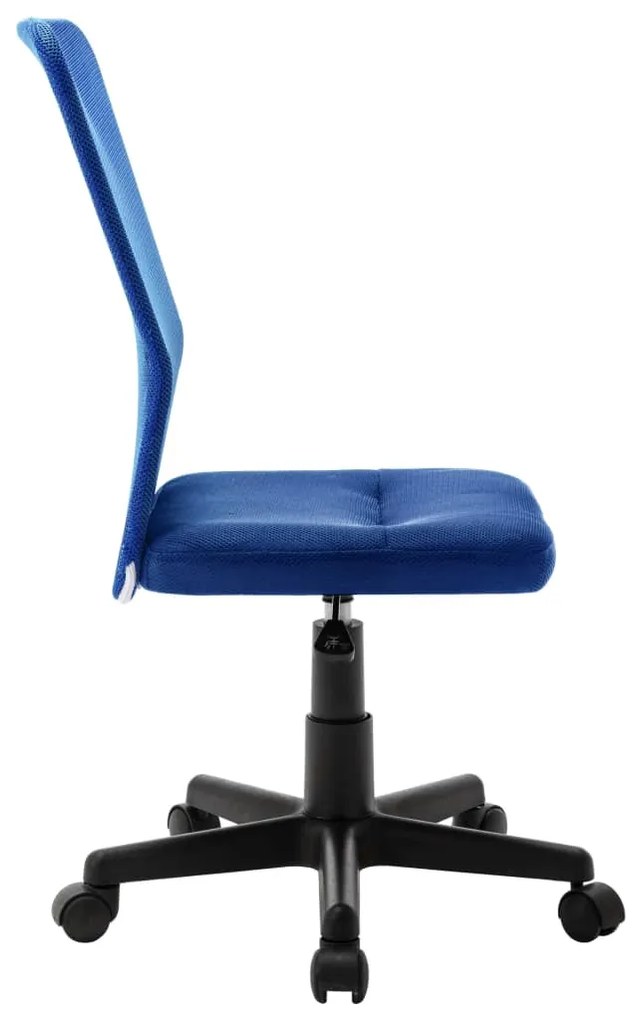 Sedia da ufficio blu 44x52x100 cm in tessuto a rete