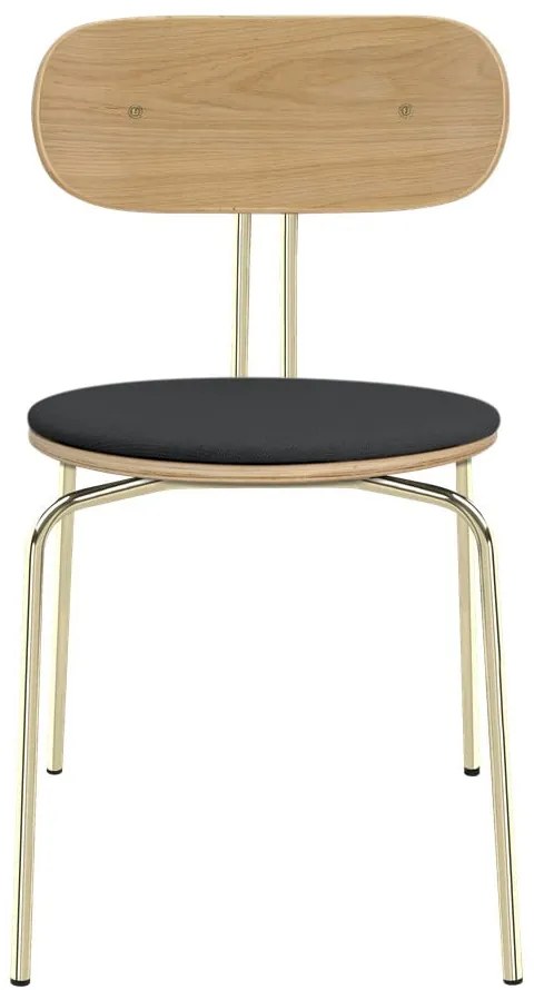 Sedie da pranzo in oro antracite Curious - UMAGE