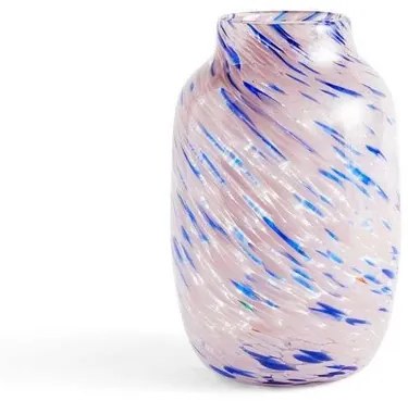 Splash Vase Round Large Light Pink/Blue - Hay