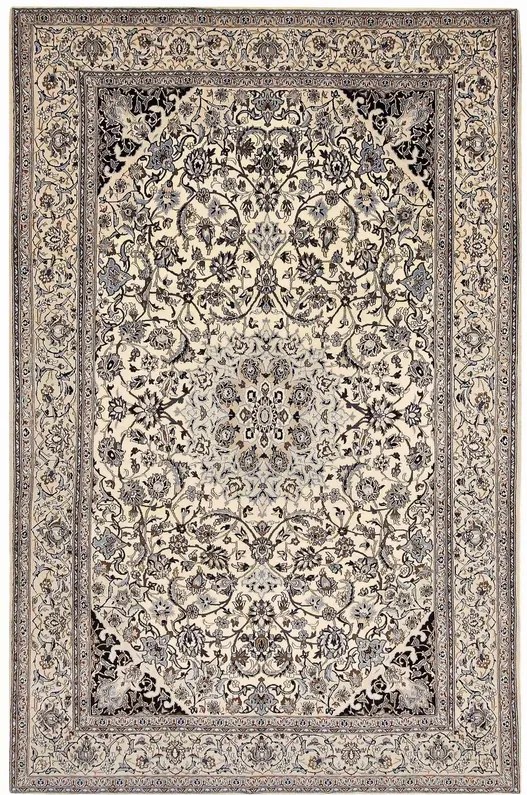 Nain Tappeto 320 x 200 Beige (Iran) Annodato A Mano