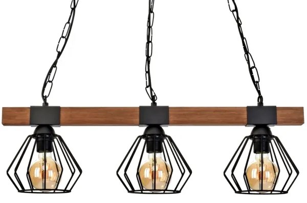 Lampadario su catena ULF 3xE27/60W/230V