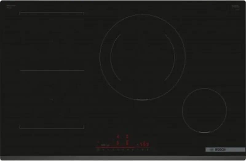 Bosch - Serie 6 PVS831HB1E piani di cottura Black Integrated 80 cm Conpiano cottura a induzione di 4 zona/e