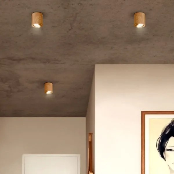 Brilagi - Faretto MIA 1xGU10/30W/230V 84x80 mm marrone