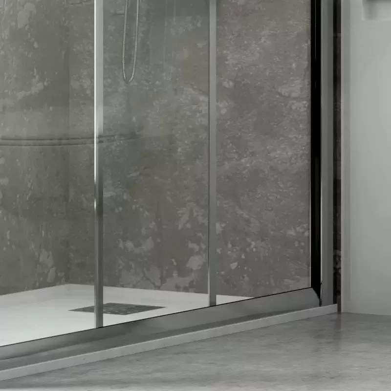 Kamalu - Box doccia 130X80 apertura scorrimento KP3000S