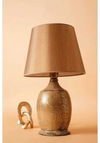 Lampada da tavolo RAMZES 1xE27/40W/230V marrone