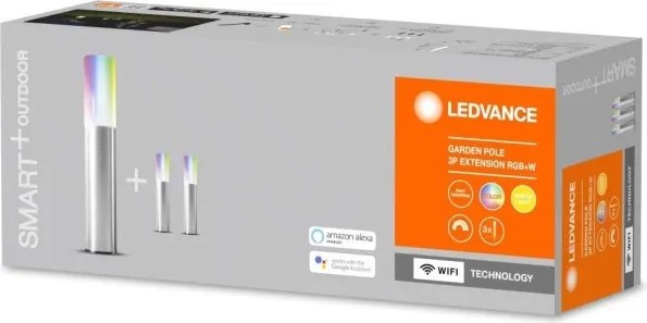 Ledvance - Set 3x lampade LED RGBW espansione 3,1W 230V IP65 Wi-Fi