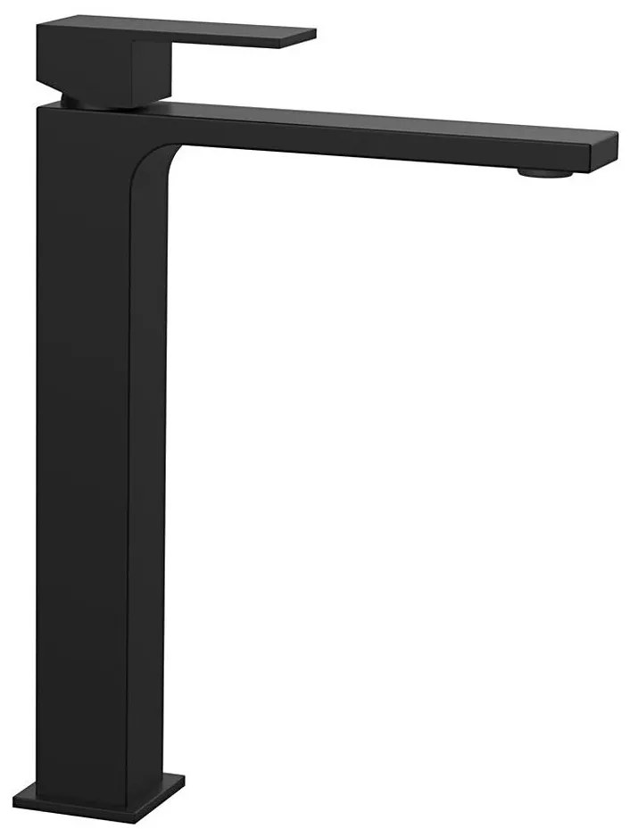 Sapho - Rubinetto del lavandino CUBEMIX 27,8 cm opaco nero